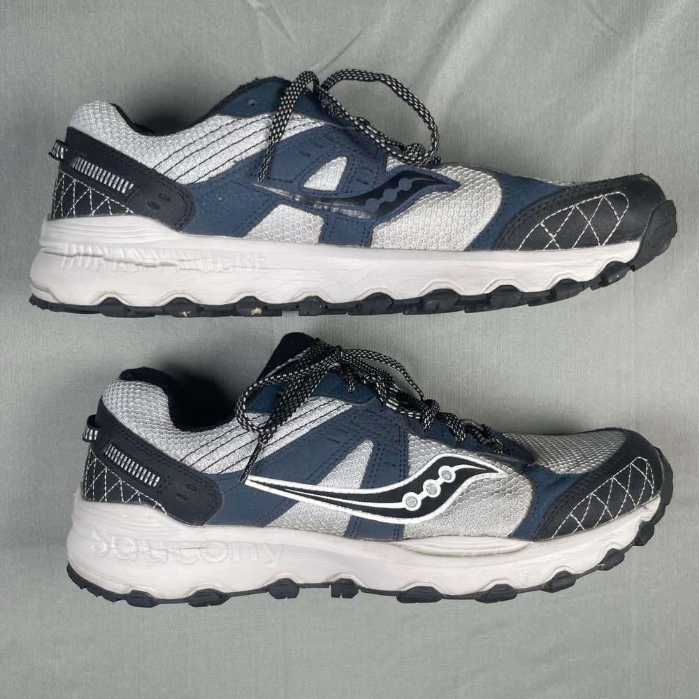 Saucony Grid Raptor TR 2 Trail Running Shoes Men's 12 Gray Blue S25427-5